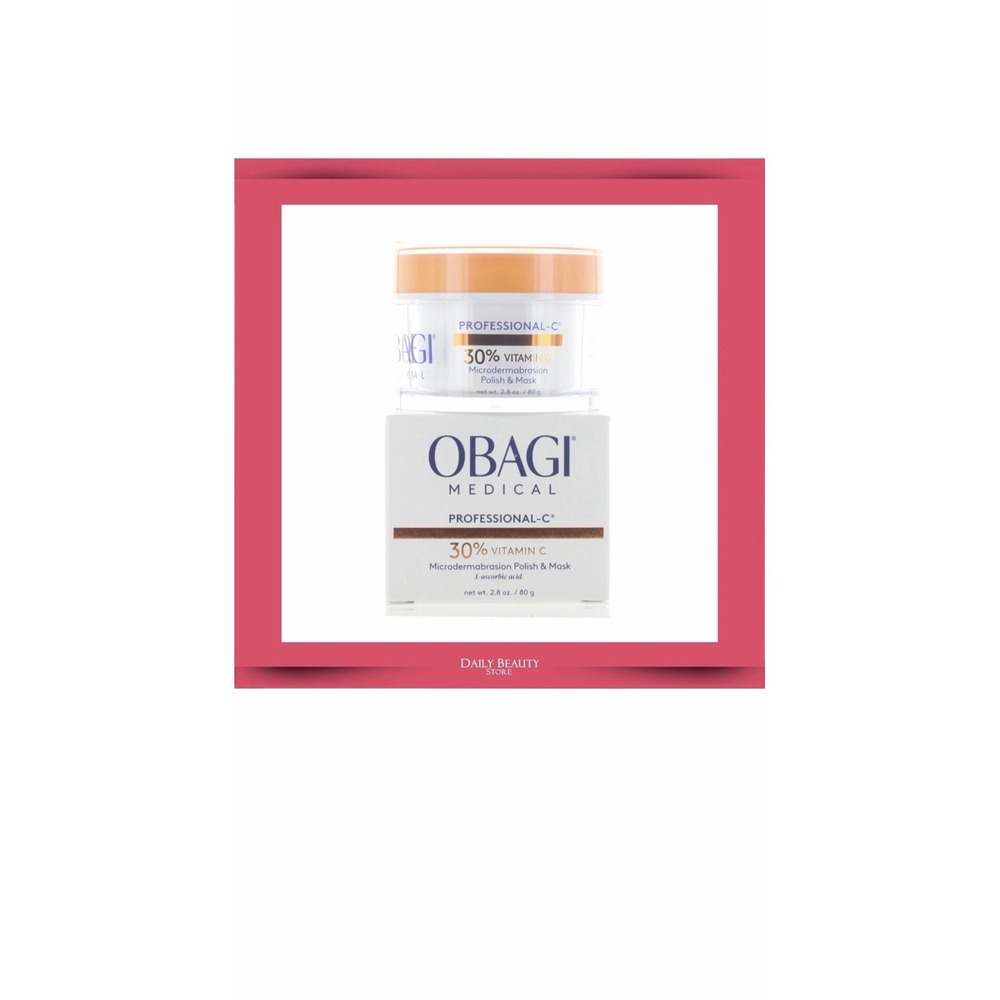 Obagi Professional-C Microdermabrasion Polish + Mask 80g 2.8oz 30% L-Ascorbic Ac